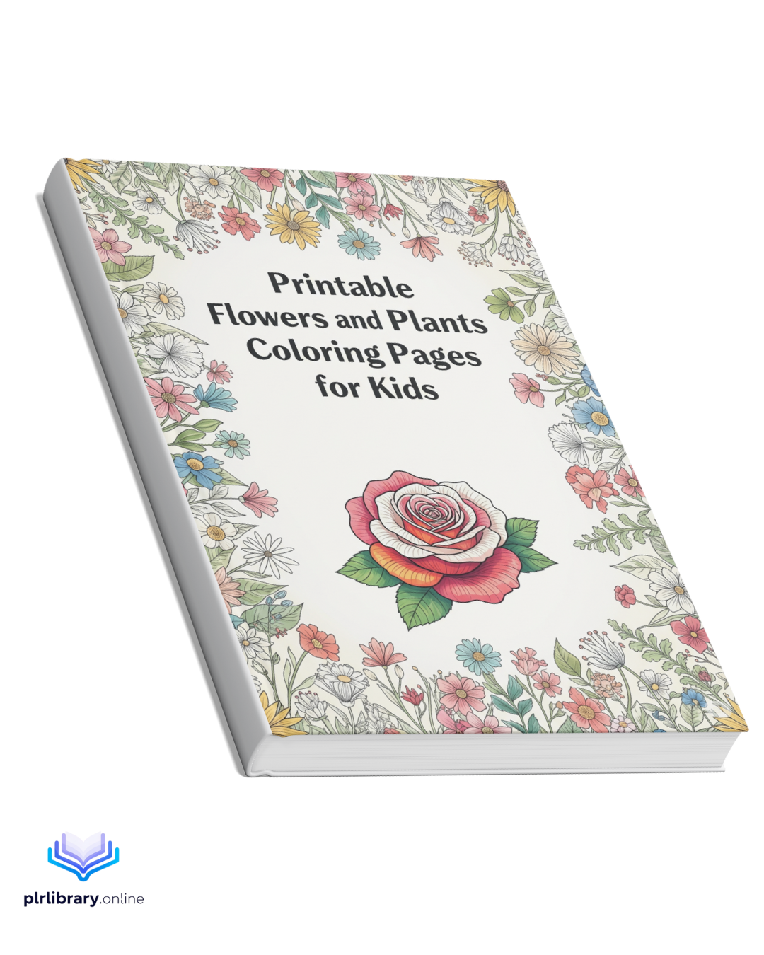 Printable Flowers and Plants Coloring Pages for Kids
