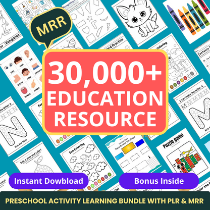 Massive Teaching Resource Bundle | 30,000+ Printables for Educators & Parents